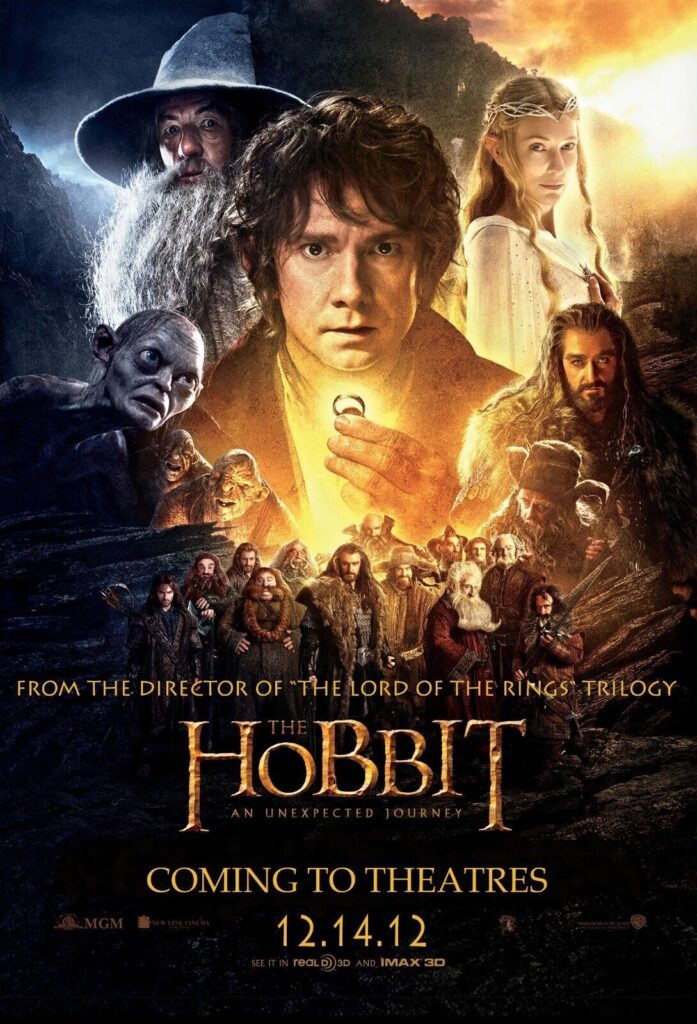 Filmplakat des ersten DER HOBBIT-Films: Eine unerwartete Reise.